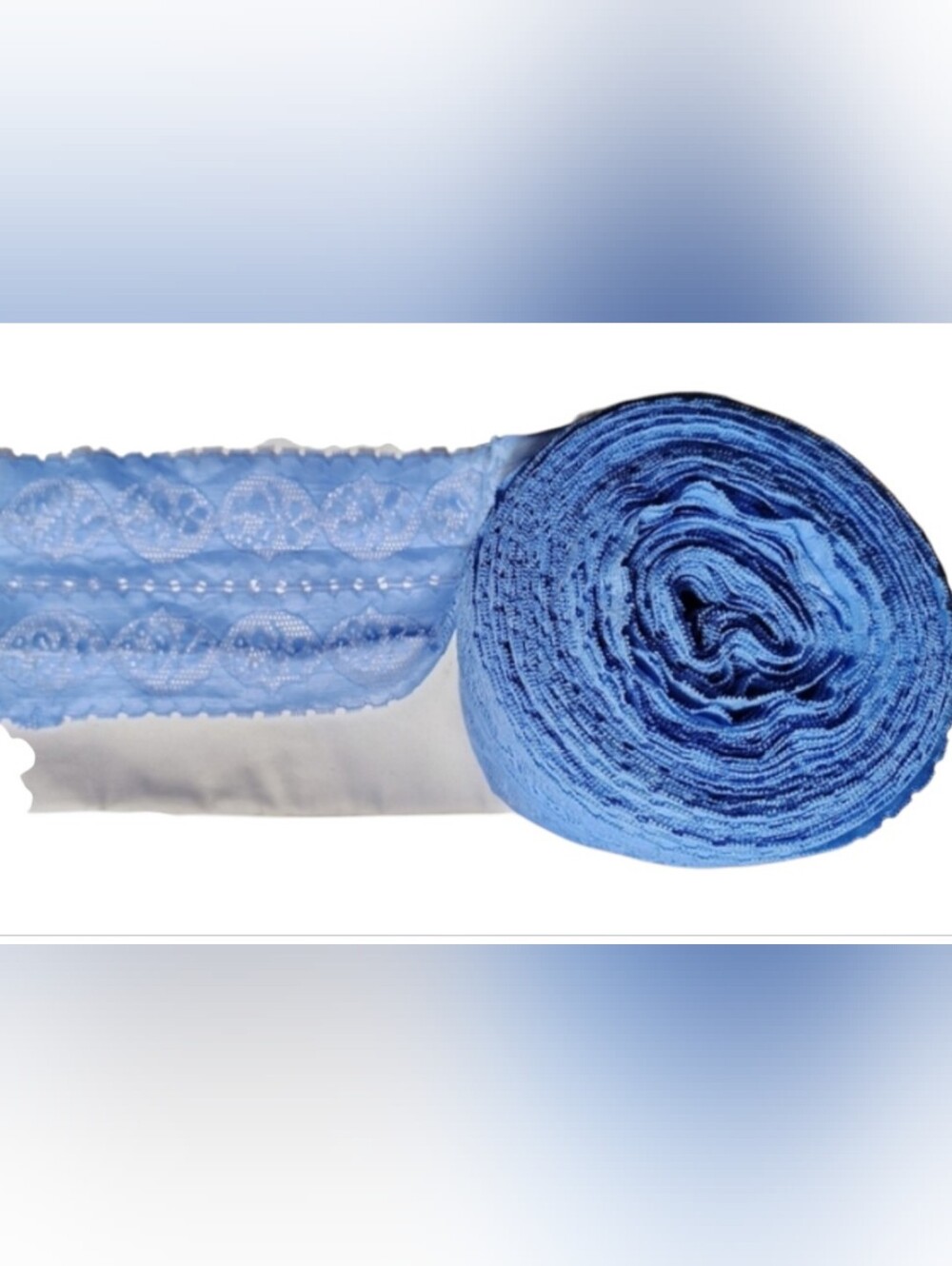 4 yards Of Blue Vintage Lace